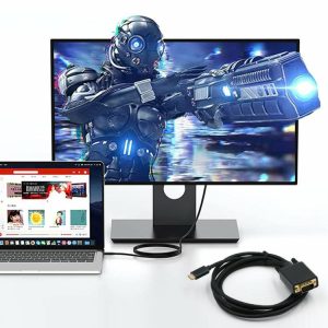 Cables & Connectors |  1.8M/6FT 1080P USB3.1 Type-C To VGA Adapter Cable 10Gbps for PC Computer Monitor Cables & Connectors Cables & Connectors