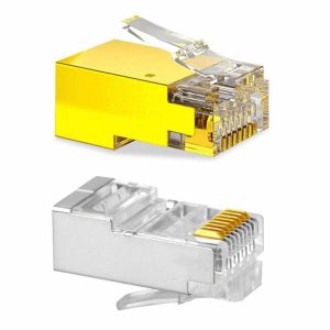 Cables & Connectors |  100pcs Gigabit Network Crimp Crystal Head RJ45 CAT6 Connector for Ethernet Cable Cables & Connectors Cables & Connectors