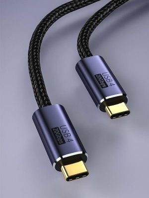 Cables & Connectors |  20Gbps 8K 60Hz PD 100W USB 4.0 Type-C Male to Male Fast Charging Data Cable Cables & Connectors Cables & Connectors