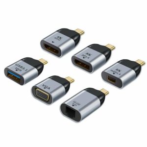 Cables & Connectors |  8K/4K 60Hz USB Type-C Male to Female Video Converter for Projector Laptop Cables & Connectors Cables & Connectors