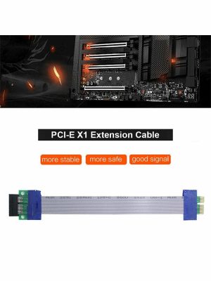 Cables & Connectors |  Flexible PCI Express Riser Card Extender Extension Cable PCIe 1X Converter Cables & Connectors