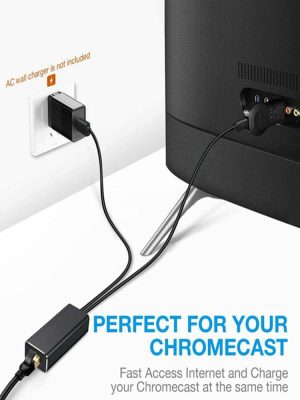 Cables & Connectors |  Micro USB Power to RJ45 100M Adapter for Chromecast/TV Stick Network Card Cables & Connectors Cables & Connectors