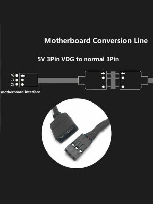 Cables & Connectors |  Motherboard SYNC Header Adapter Cable RGB 5V VDG to 3 Pin Conversion Line Cables & Connectors Cables & Connectors