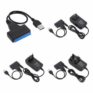 Cables & Connectors |  USB 2.0 To SATA Hard Drive Adapter Cable 22pin Adapter Line for 2.5 Inch HDD SSD Cables & Connectors Cables & Connectors