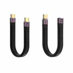 Cables & Connectors |  USB 4.0 Gen3 Type C Male/Female to Type C Male Data Cable 40Gpbs PD 100W Cables & Connectors Cables & Connectors