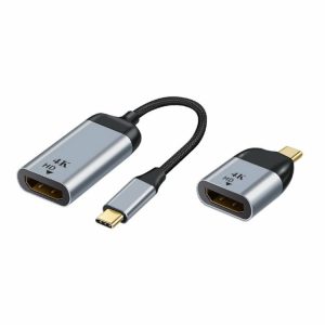 Cables & Connectors |  USB Type-C to HDMI-compatible 4K HD Video Converters Cable Adapter for PC Cables & Connectors Cables & Connectors