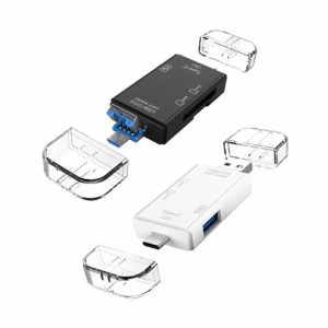 Card Reader & Graphics Cards |  6 IN 1 USB/Micro USB/Type C To SD TF Card Reader Adapter OTG USB 3.0 for Laptop Card Reader & Graphics Cards Black/White