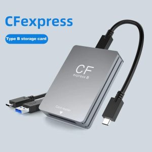 Card Reader & Graphics Cards |  CFexpress Type B Card Reader USB 3.2 10Gbps with USB C To USB C/A Cable for SLR Computer & Office Card Reader & Graphics Cards