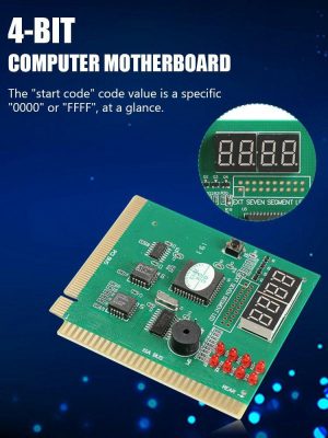 Expansion Card |  4-Digit PC Analyzer Diagnostic Post Card Motherboard Fault Tester for ISA Computer & Office Expansion Card