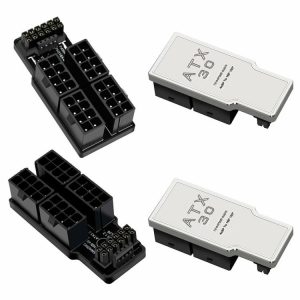 Expansion Card |  ATX3.0 8Pin Power Converter 600W 8Pin Power Connector for Desktops Graphics Card Computer & Office Black