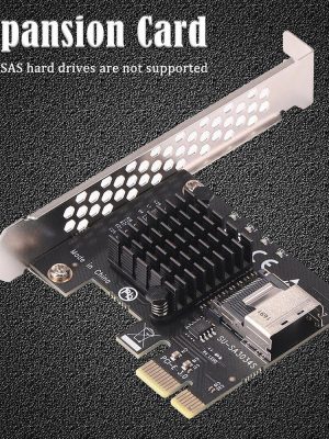 Expansion Card |  Computer PCI-E 1x to Mini SAS SFF-8087 Riser Card 6Gbps Expansion Accessories Computer & Office Expansion Card