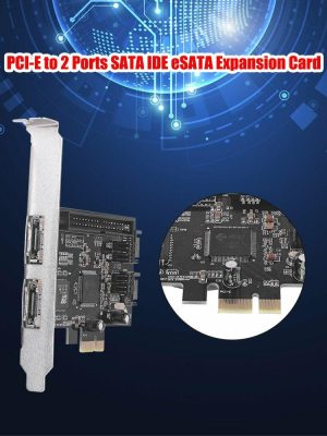 Expansion Card |  PCI-E PCIe to 2 Ports SATA IDE eSATA Expansion RAID Controller Cards JMB363 Computer & Office Expansion Card