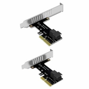 Expansion Card |  PCI E To SFF-8643 Riser Card PCI-EX4/X8/X16 Solid State Drive Adapter PCIE To U2 Computer & Office Expansion Card