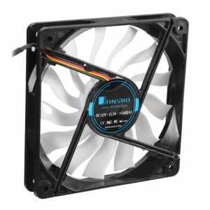 Fans & Cooling |  12020 PC Case Fan 120mm Silent Chassis Fan CPU Cooler Fan 4Pin 3Pin Computer & Office Black And White