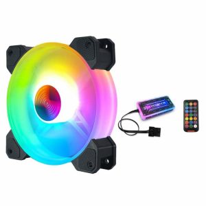 Fans & Cooling |  120mm RGB Cooling Fan Desktop Chassis Case Gorgeous Quiet Radiator Computer & Office Fans & Cooling