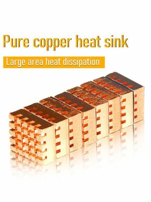 Fans & Cooling |  8pcs A8 Copper Heat Sink Adhesive Back PC Cooler Memory IC Chipset Cooling Computer & Office Fans & Cooling