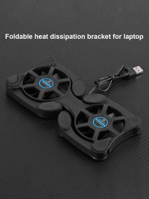 Fans & Cooling |  Laptop Cooler Cooler Stand Fast Cooling Low Noise Cooling Fit for 7-15 in Laptop Computer & Office Black