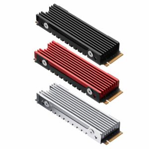 Fans & Cooling |  M.2 2280 SSD Cooler Radiator NVME Heat Cooler Radiator for PS5 Game Console Computer & Office Black/Red/Silver