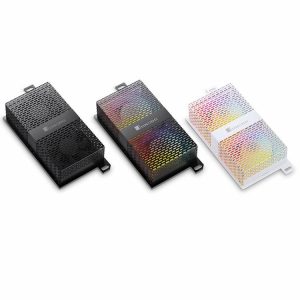 Fans & Cooling |  Memory-Chip Heatsink with Dual 50mm Fan PC Memory Cooling Radiator for DDR4 DDR5 Computer & Office Black/White