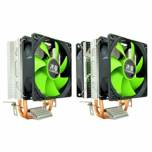 Fans & Cooling |  MX2 Desktop CPU Cooling Fan 2 Heat Pipes Cooler 3-Pin PWM Radiator Computer & Office Fans & Cooling