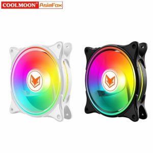 Fans & Cooling |  Water Cooling 12V 4 Pin PWM 5V 3Pin ARGB 120mm Aura Sync PC Case Fan Computer & Office Black/White