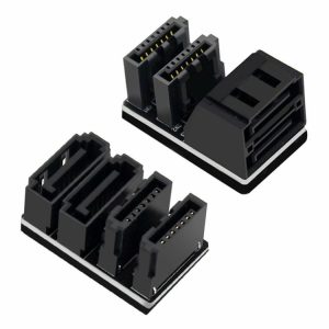 Internal Accessories |  2 SATA 7Pin Male To Female Converter Plug and Play for Motherboard Desktop Computer & Office Internal Accessories