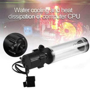 Internal Accessories |  G1/4 Thread XHC8+160mm Cylinder Water Tank Water Pump for CPU Water Cooling Computer & Office Internal Accessories