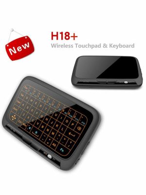 Mouse & Keyboards |  2.4GHz Full Screen Air Mouse QWERTY Touchpad Wireless Keyboards for Computer Computer & Office Black