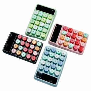 Mouse & Keyboards |  20 Keys Financial Accounting Number Keyboard Portable Numeric Pad for Data Entry Computer & Office Blue/Pink/Black/Green