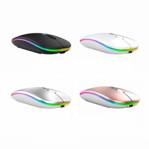 Mouse & Keyboards |  Optical USB Wireless Mouse 4 Buttons 2.4GHz 1600dpi Silent Ergonomic Mice Computer & Office Black/White/Rose Gold