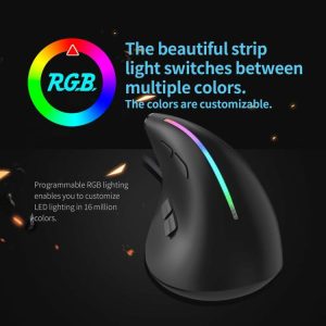 Mouse & Keyboards |  T-50 RGB Gaming Optical Mouse 9 Buttons 12800 DPI Adjustable Gaming Mice Computer & Office Black