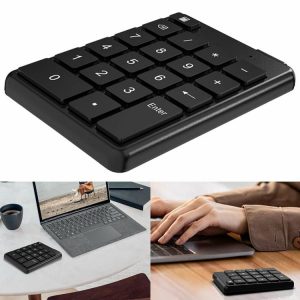 Mouse & Keyboards |  Wireless Numeric Numpad 19 Keys Bluetooth-Compatible5.0 for Laptop Desktop Computer & Office Black