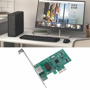 Networking |  1000Mbps PCIe Network Adapter 10/100/1000M PCL-E Gigabit LAN Card for Desktop PC Computer & Office Networking