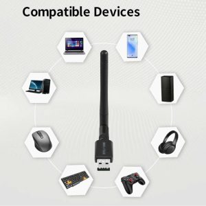 Networking |  100M Long Range Adapter Bluetooth-compatible 5.3 Audio USB Receiver Transmitter Computer & Office Black