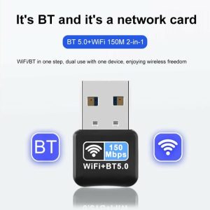 Networking |  150Mbps Wireless Network Card Free Driver Mini WiFi USB Adapter for PC Desktops Computer & Office Networking