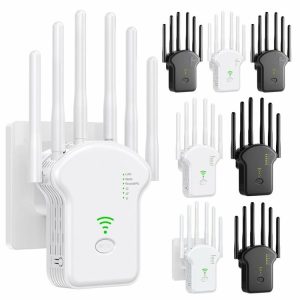 Networking |  300Mbps/1200Mbps Wireless WiFi Repeater Dual-Band 2.4G 5G with LAN/WAN Port Computer & Office Networking