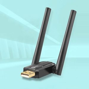 Networking |  900Mbps USB WIFI 6 Adapter Dual Band 2.4/5Ghz NetworkCard for PC Laptop Tablet Computer & Office Networking