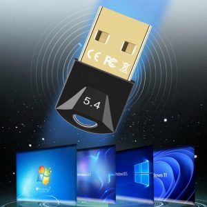 Networking |  USB Bluetooth-Compatible 5.4 Adapter Wireless Dongle Supports Windows 11/10/8.1 Computer & Office Networking