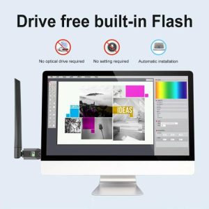 Networking |  USB WiFi Dual Band Adapter 600Mbps Bluetooth-Compatible5.0 USB WiFi Dongle Computer & Office Networking