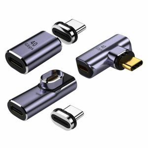 Notebook Accessories |  40Gbps Type-C Female to Type-C Male 100W Fast Charging Magnetic Adapter Computer & Office Notebook Accessories