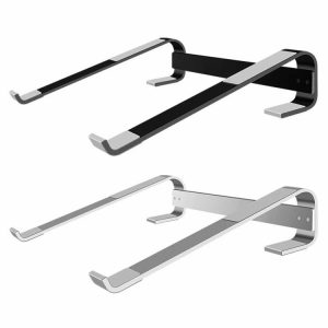 Notebook Accessories |  Aluminum Alloy Laptop Stand Holder Notebook PC Desk Support Non-Slip Riser Computer & Office Black/Silver