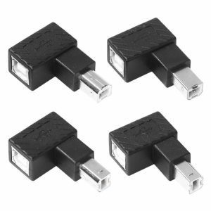 Office Electronics |  USB 2.0 Type B Male to Female Extension Adapter Right Angled for Printer Computer & Office Office Electronics