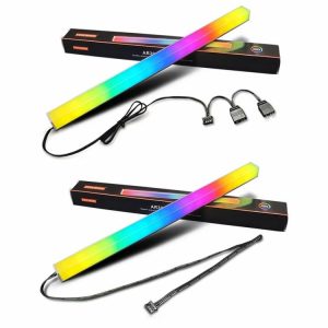 PC Power Supplies & Tools |  30cm Light Strip Aluminum Magnetic RGB LED Color Atmosphere Lamp Computer & Office PC Power Supplies & Tools