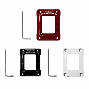 PC Power Supplies & Tools |  FinalCool CPU Bending Correction Fixing Buckle for LGA1700-BCF Intel Gen 12 Computer & Office Black/Silver/Red