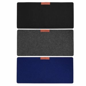 PC Power Supplies & Tools |  Home Office Desk Table Mat Keyboard Felt Non-Woven Laptop Cushion Mousepad Computer & Office Black/Blue