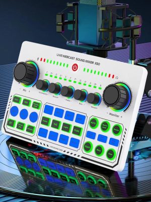 Sound Card & Graphics Cards |  X50 Live Sound Card DJ Mixer Professional Audio Mixer Live Stream USB Sound Card Computer & Office Sound Card & Graphics Cards