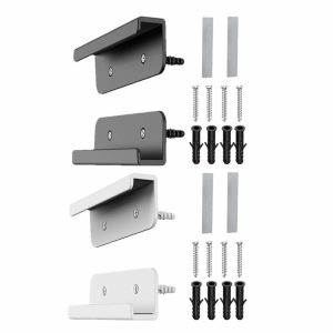 Tablets Accessories |  2 Pcs Tablet Wall Mount Wall Phone Holder for iPad for iPhone 15/Samsung/Xiaomi Computer & Office Black/White