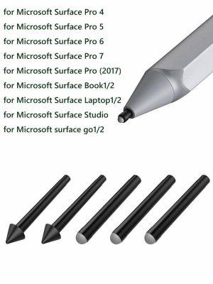 Tablets Accessories |  5pcs Pen Tip Kit for Microsoft Surface Pro 7 6 5 Replacement Nib Tip Computer & Office Black