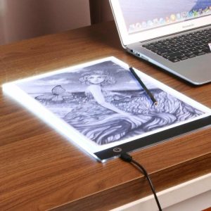 Tablets Accessories |  A4 Digital Graphics Tablet LED Drawing Board Light Box Tracing Copy Pad Computer & Office Tablets Accessories