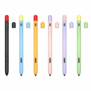 Tablets Accessories |  For Galaxy Tab S Pen Pro Tablet Touch Pen Cover Pencil Case Computer & Office Orange/Pink/Black/Blue/Purple/Green